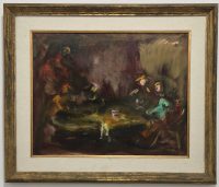 Nikola Graovac - ulje na platnu - 68x58cm - Drustvo za stolom