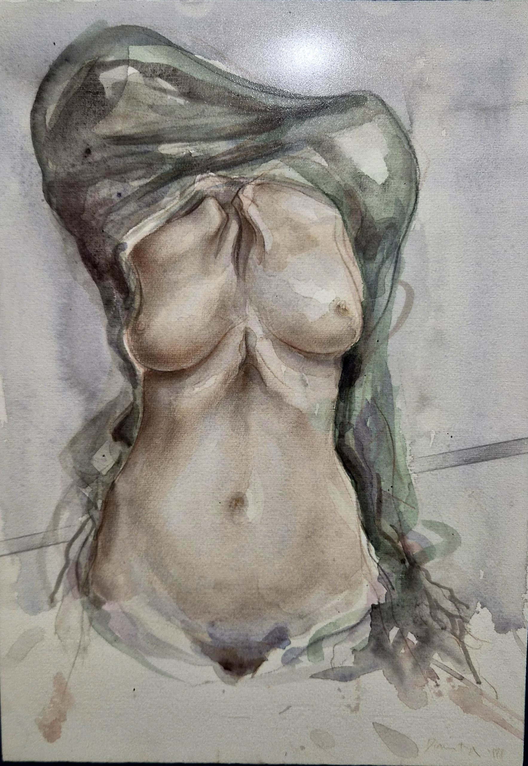 Dimitrije Popovic - akvarel - 59x48cm - 1988 god. - Image 3