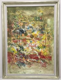 Dusan Mikonjic -ulje na lesonitu - 113x82cm - Apstrakcija 1