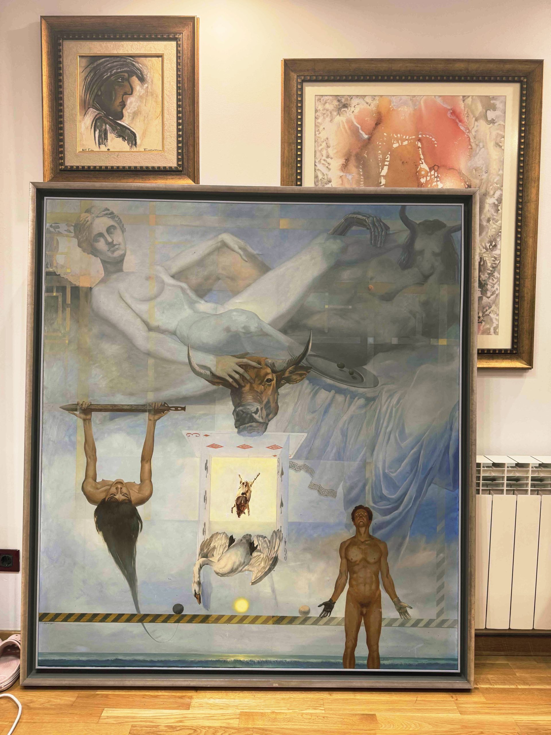 Sergej Aparin - ulje na platnu 1993god-162x148cm KAPITALNO! - Image 12