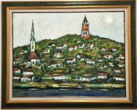 Miodrag Elezovic -ulje na platnu - 97x77cm - Zemun