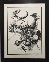 Vladimir Velickovic - original seriografija 1986god. -87x68cm 
