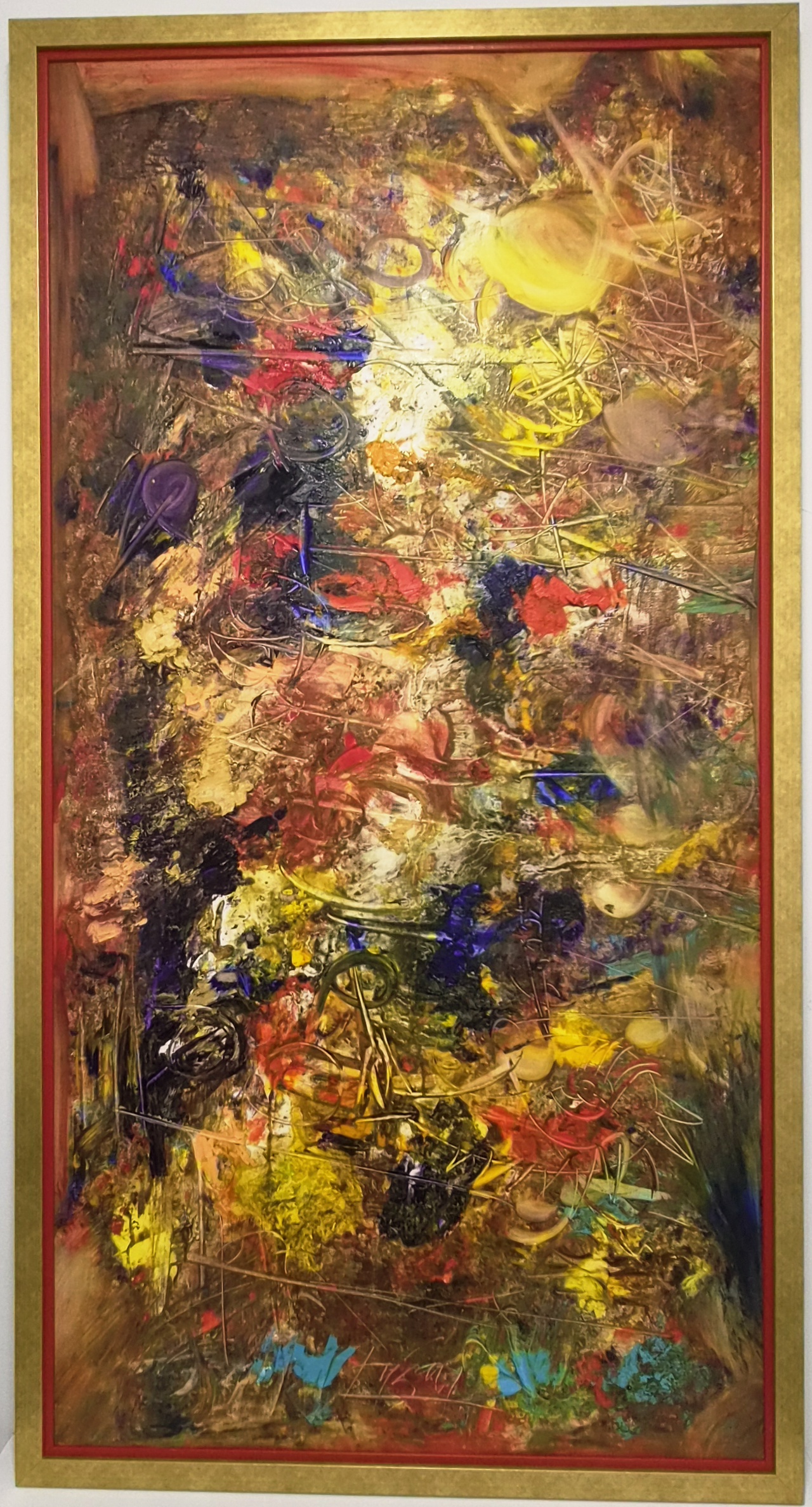 Dusan Mikonjic -ulje na platnu – 157x83cm – Apstrakcija 16